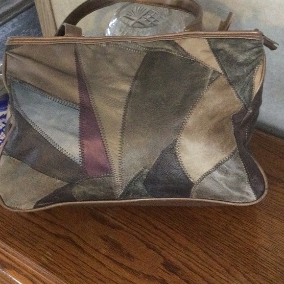 🎖️Unbranded Patchwork Leather Shoulder Bag - Picture 6 of 16